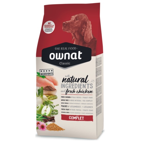 Alimento Ownat Classic Complete para cães