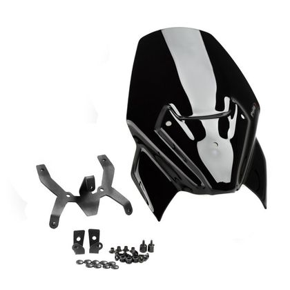 Saute vent Puig sport (POUR MOTOS SANS SUPPORT D’ORIGINE BMW) - Noir