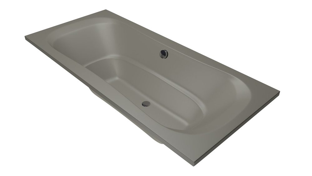 Xenz Nassau duobad 200x90x49cm cement