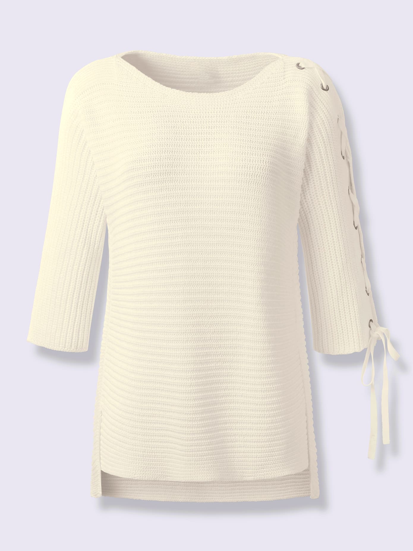 Pull laçage mode aux manches