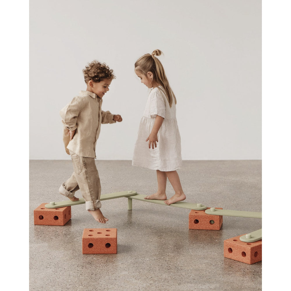 Køb MODU Balancebane Burnt Orange / Dusty Green | Luksusbaby