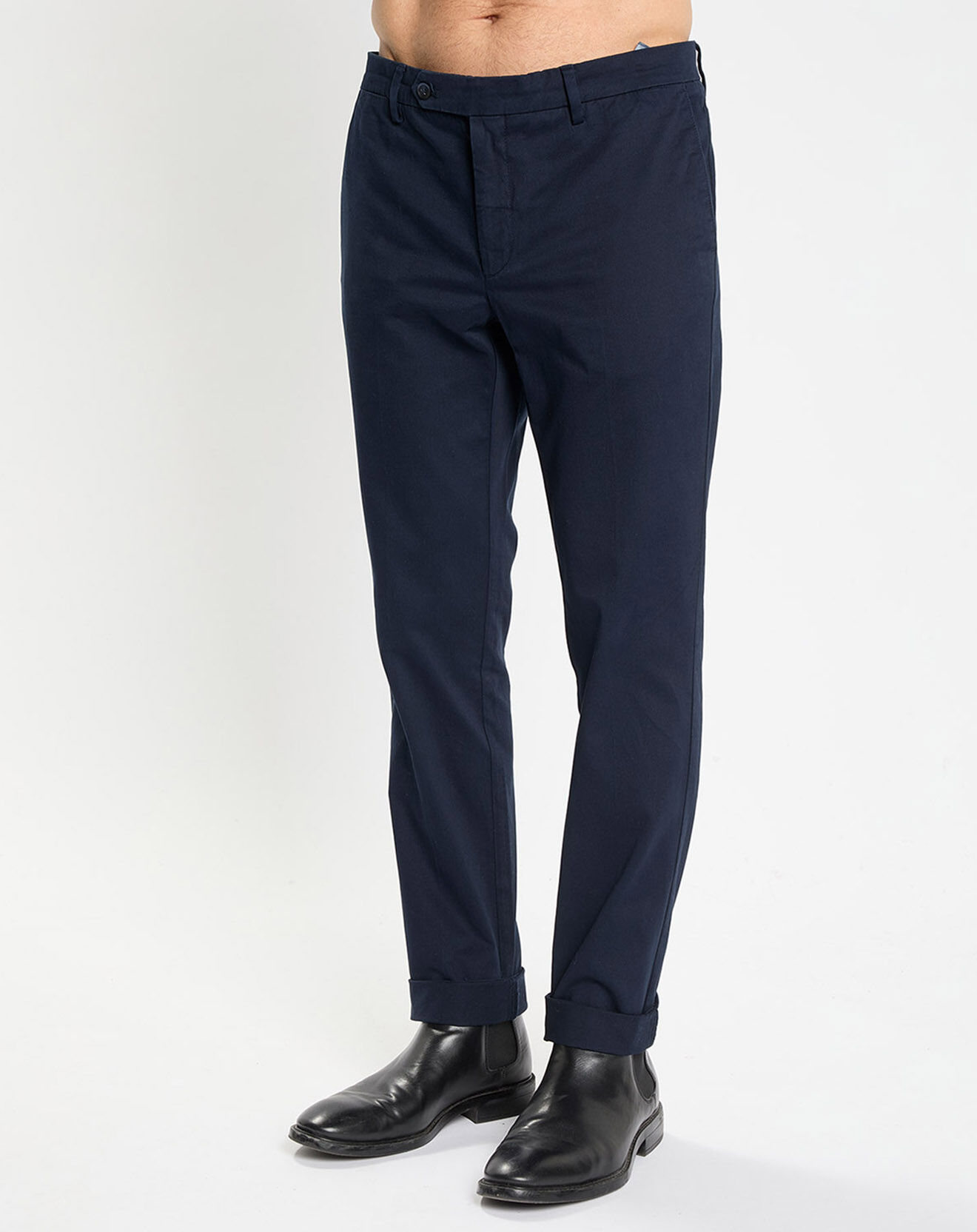 Hackett London Pantalon chino Slim Fit Kensignton bleu marine