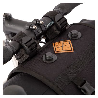 Sacoche de Guidon Restrap Bar Bag Holster avec Sac Étanche / 14   3 L / Noir Orange