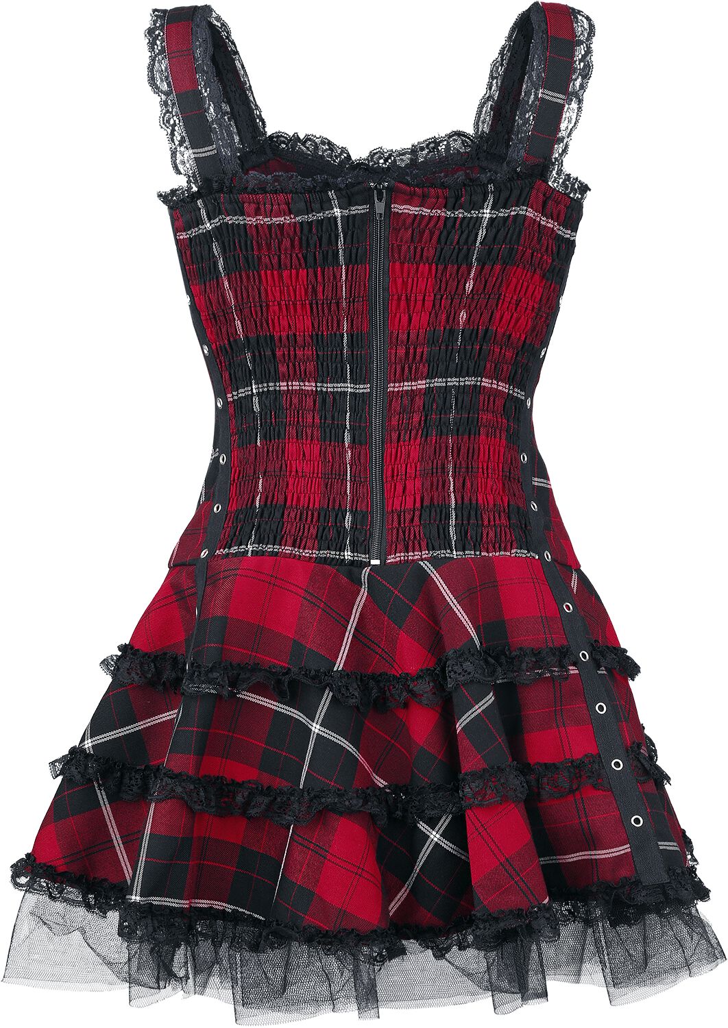 Robe Harley Tartan | Hell Bunny Robe courte