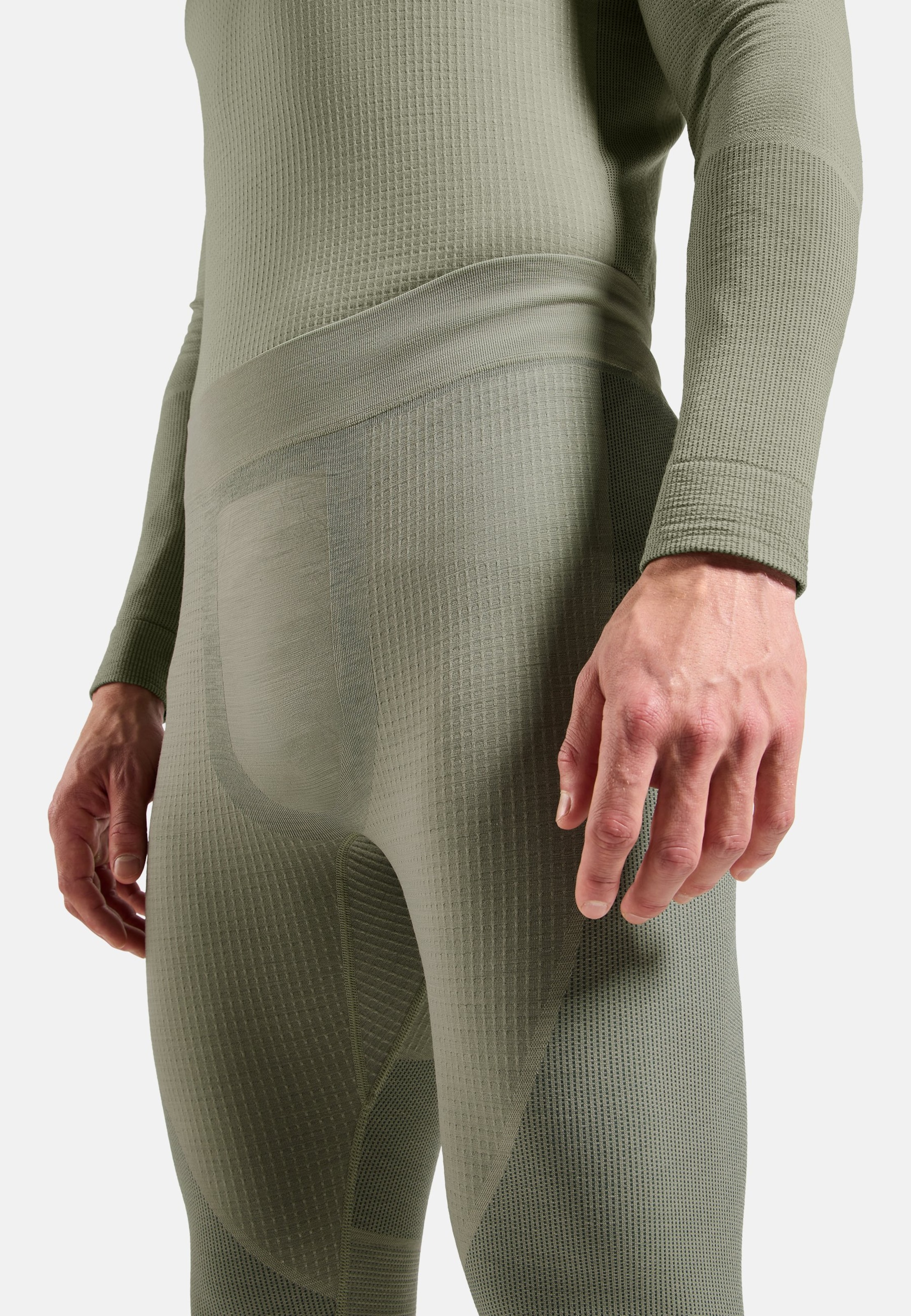 Lange Seamless Performance Wool Funktionstights in shadow