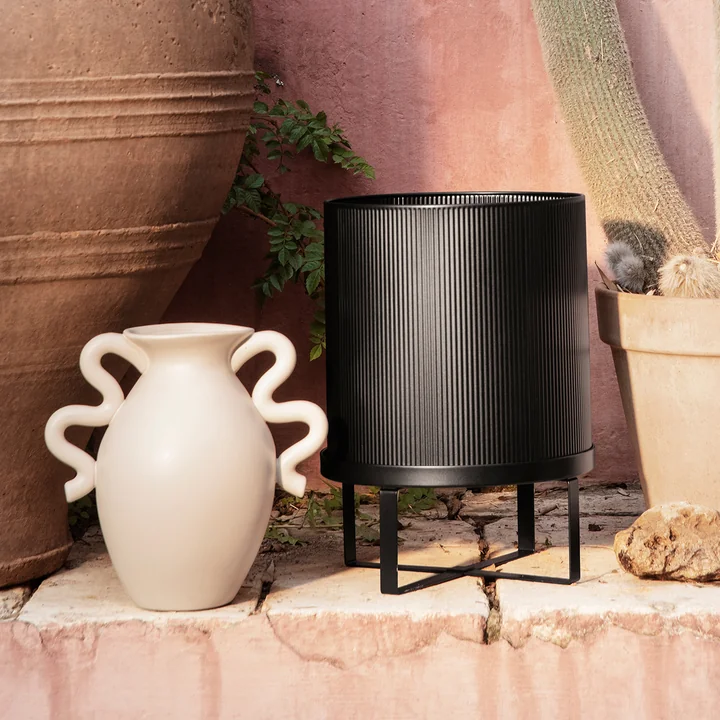 Ferm Living - Bau Pflanztopf, Ø 28 x H 38 cm, schwarz