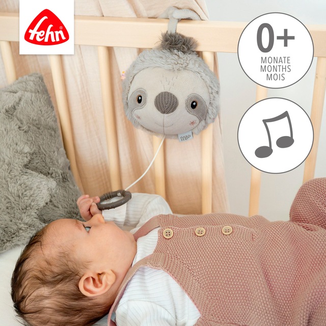 Fehn Spieluhr »Lazy, Crazy & Pink, Faultier«