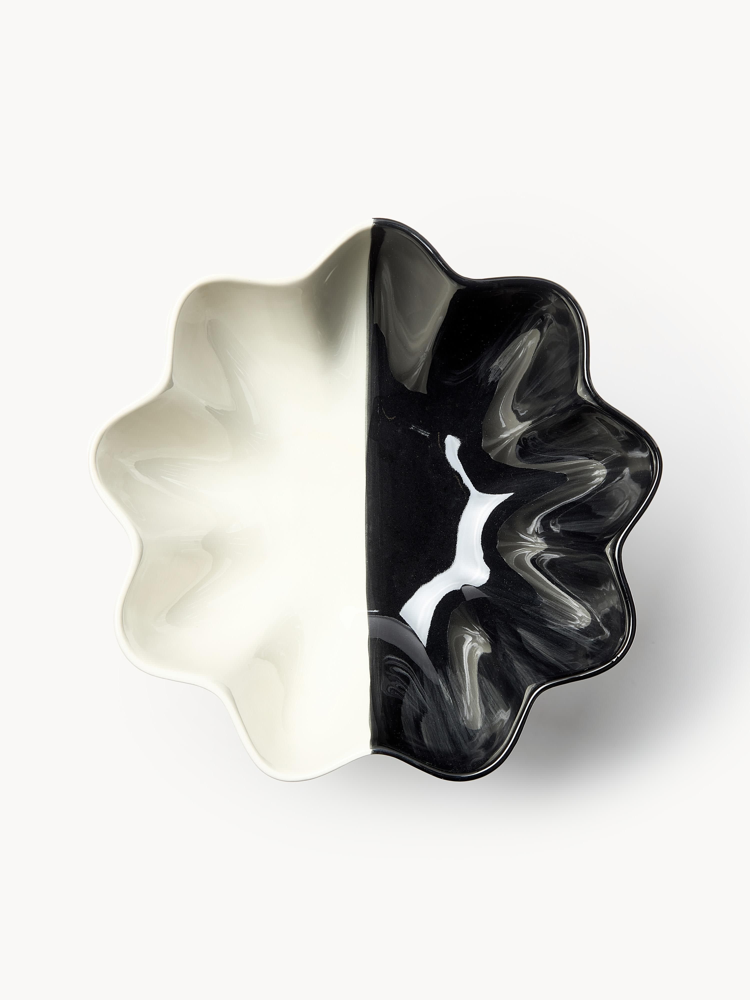 Handbeschilderde decoratieve schaal Sun