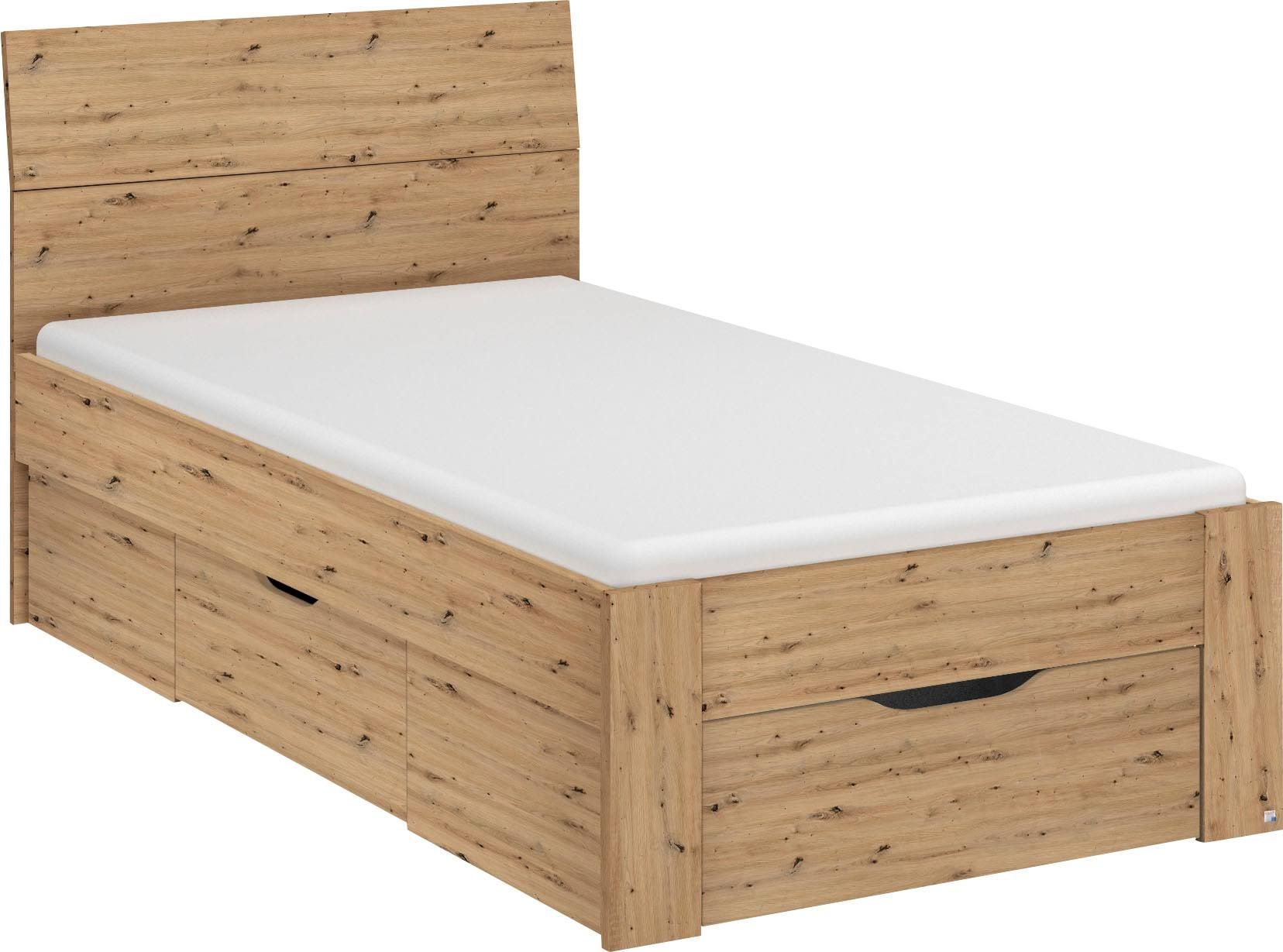 rauch Bett Einzelbett Doppelbett Stauraum FLEXX Breiten 90/140/180 cm