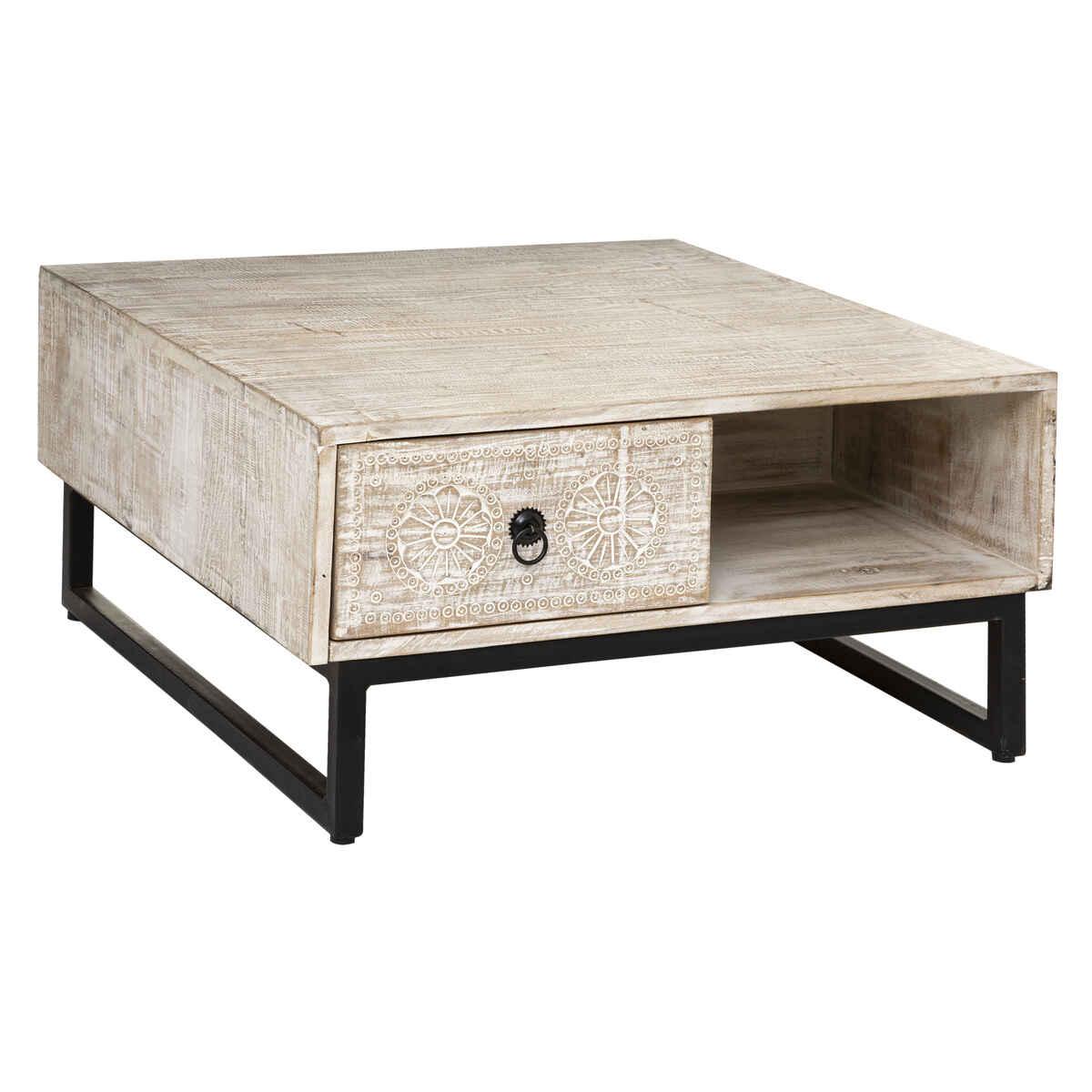 TABLE BASSE 2 TIROIRS AJAY