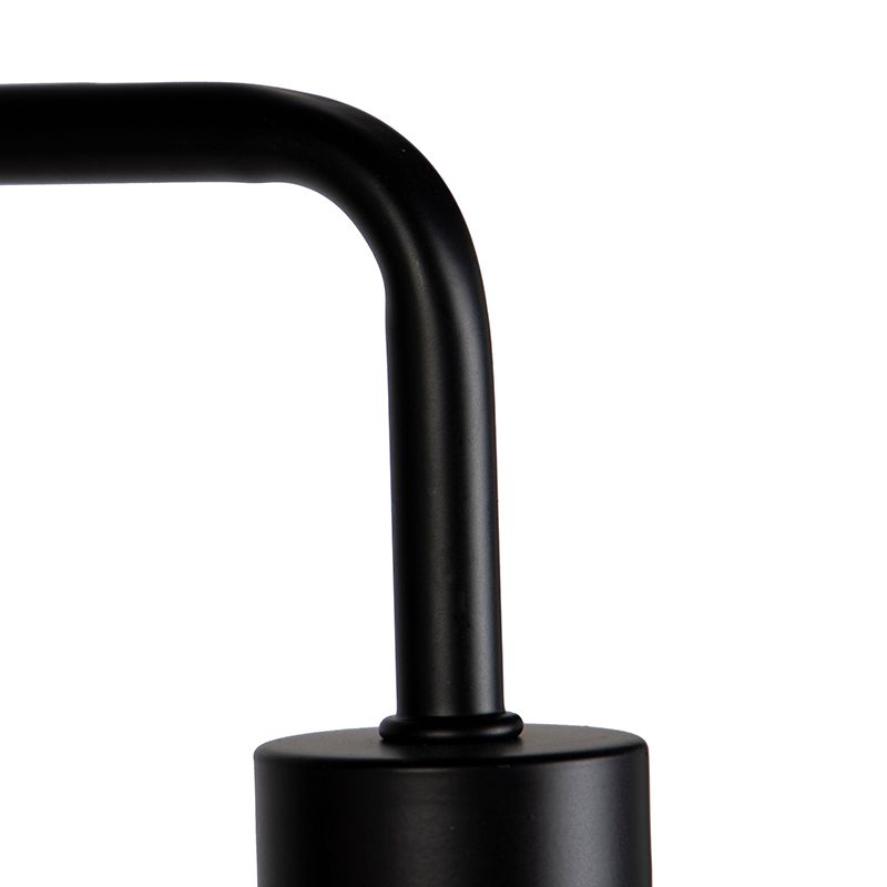 Moderne vloerlamp zwart rond 145cm - Facil