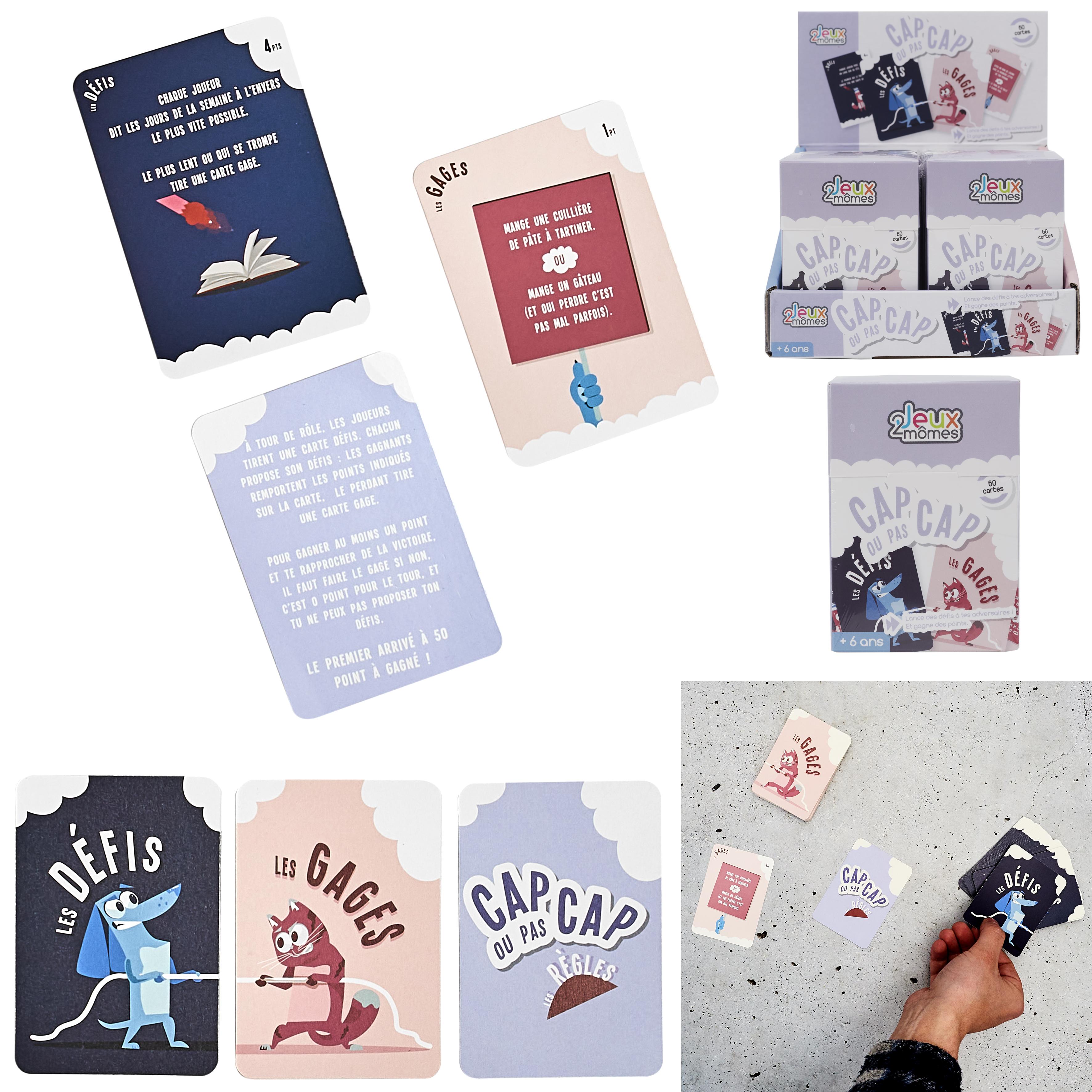 JEU DU CAP OU PAS CAP 60 CARTES