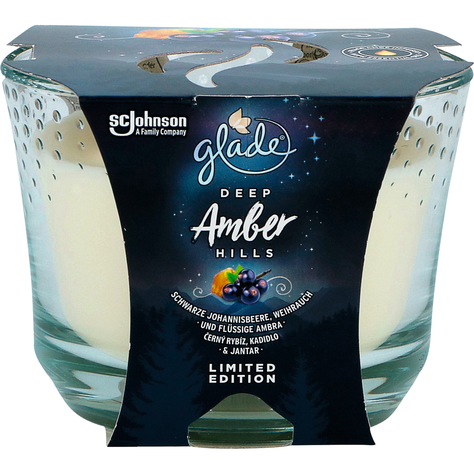 Glade Premium Duftkerze - Deep Amber Hills