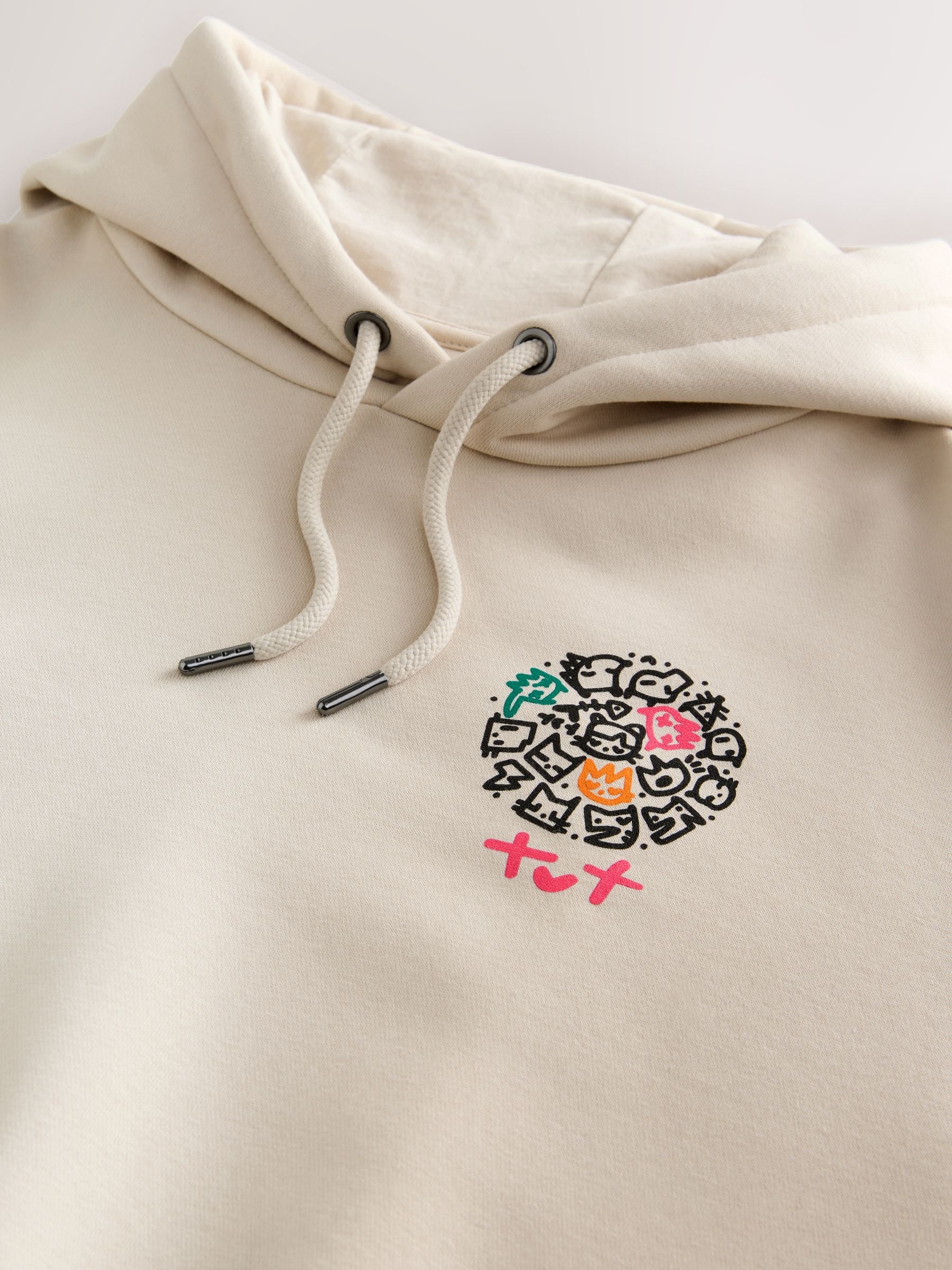 Pastelgeel - Totcat Seminal License Graphic Print Hoodie