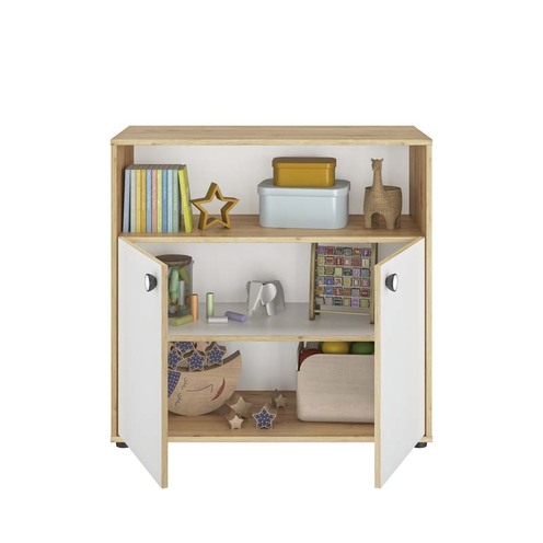 Chambre TRIO Lit 70 x 140 + Commode + Armoire Arthur - GALIPETTE