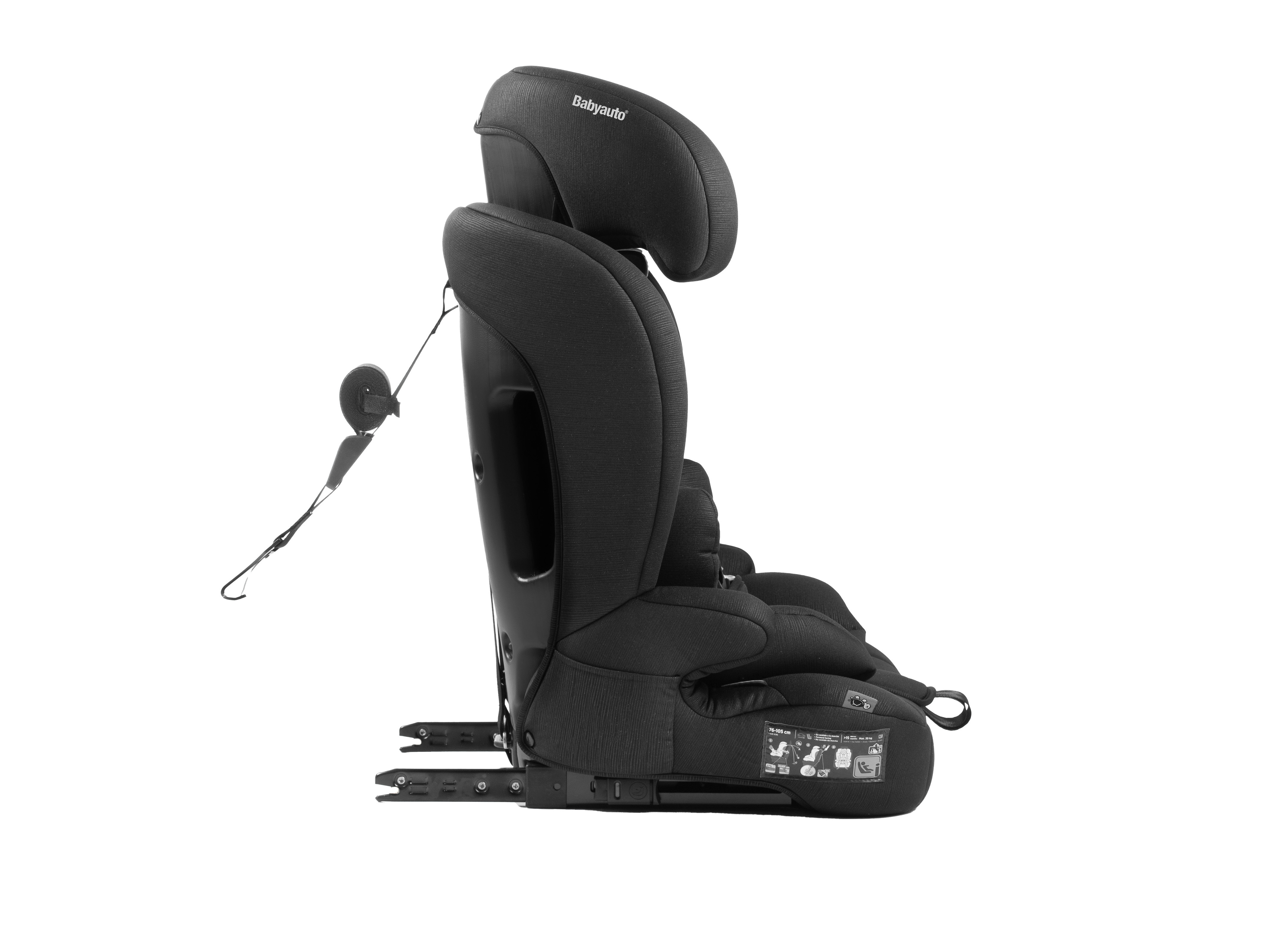 CADEIRA AUTO I-SIZE BABYAUTO 76-150CM ISOFIX PRETO