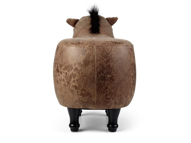 zoosy Kinderhocker Pferd Sunny Braun Hocker in Pferdeform