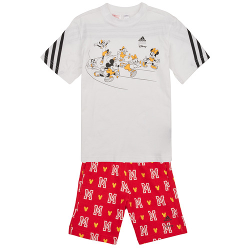 Adidas Sportswear - LK DY MM T SET - Blanc / Rouge