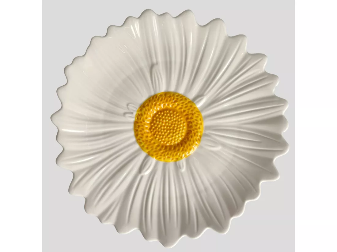 Plateau de Service Moyen en Porcelaine Blanche 31,7x31,7 cm