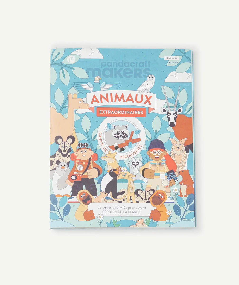 PANDACRAFTCAHIER DE DÉCOUVERTES ANIMAUX EXTRAORDINAIRES 8-12 ANS