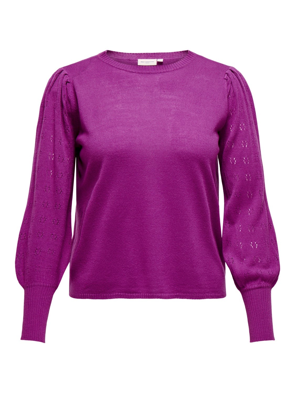 CARMIRLA Strickpullover Purple Wine