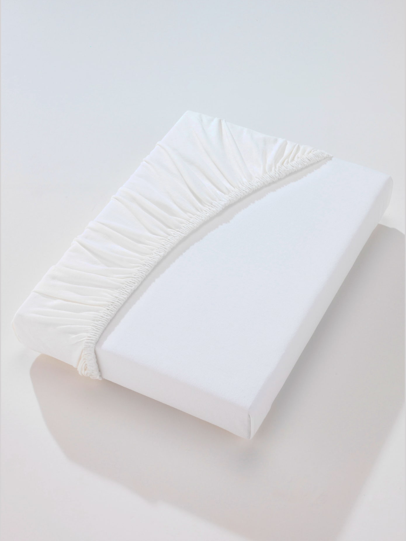 Drap-housse maille fine peignée