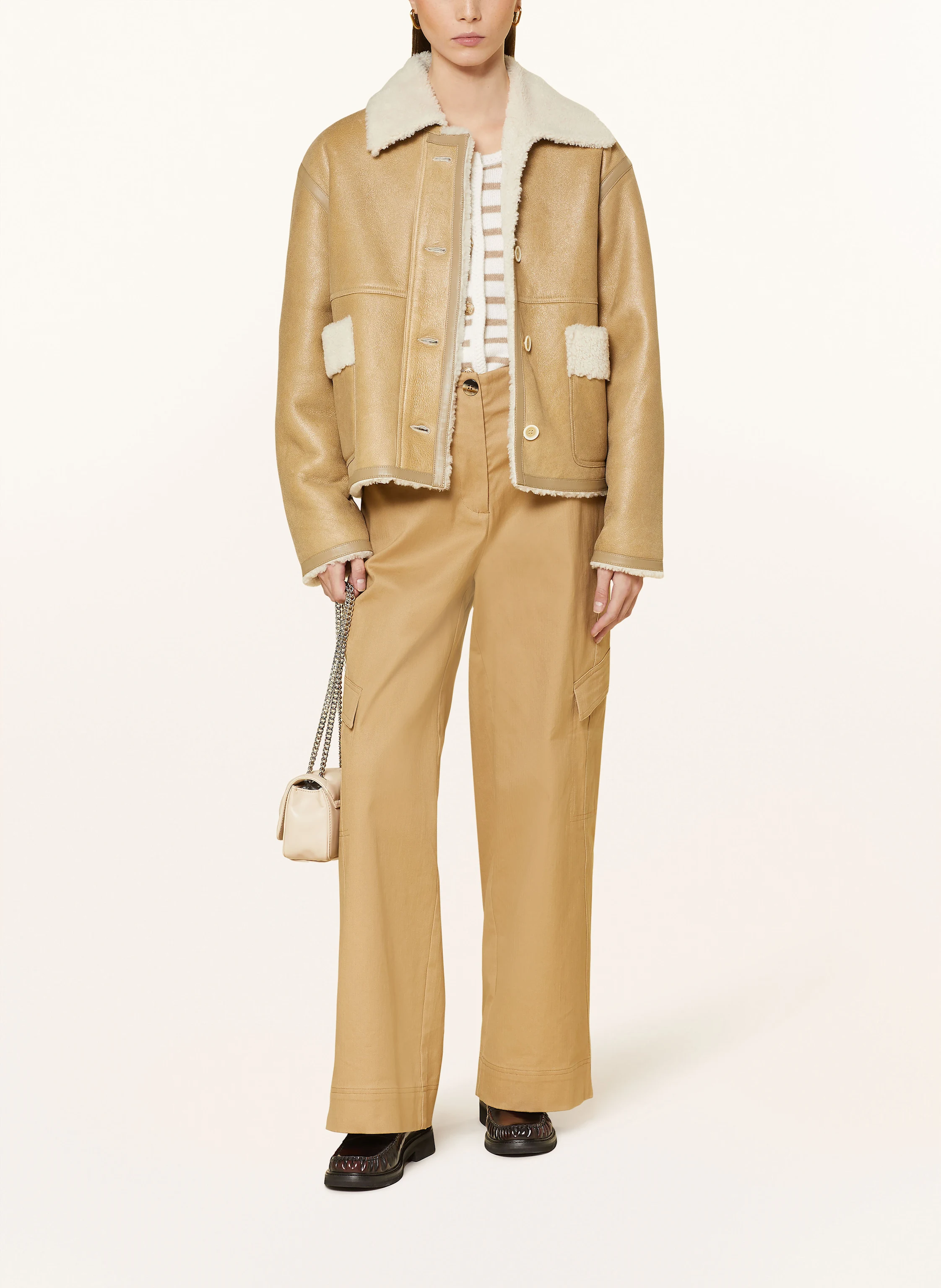 CLAUDIE PIERLOT Lederjacke