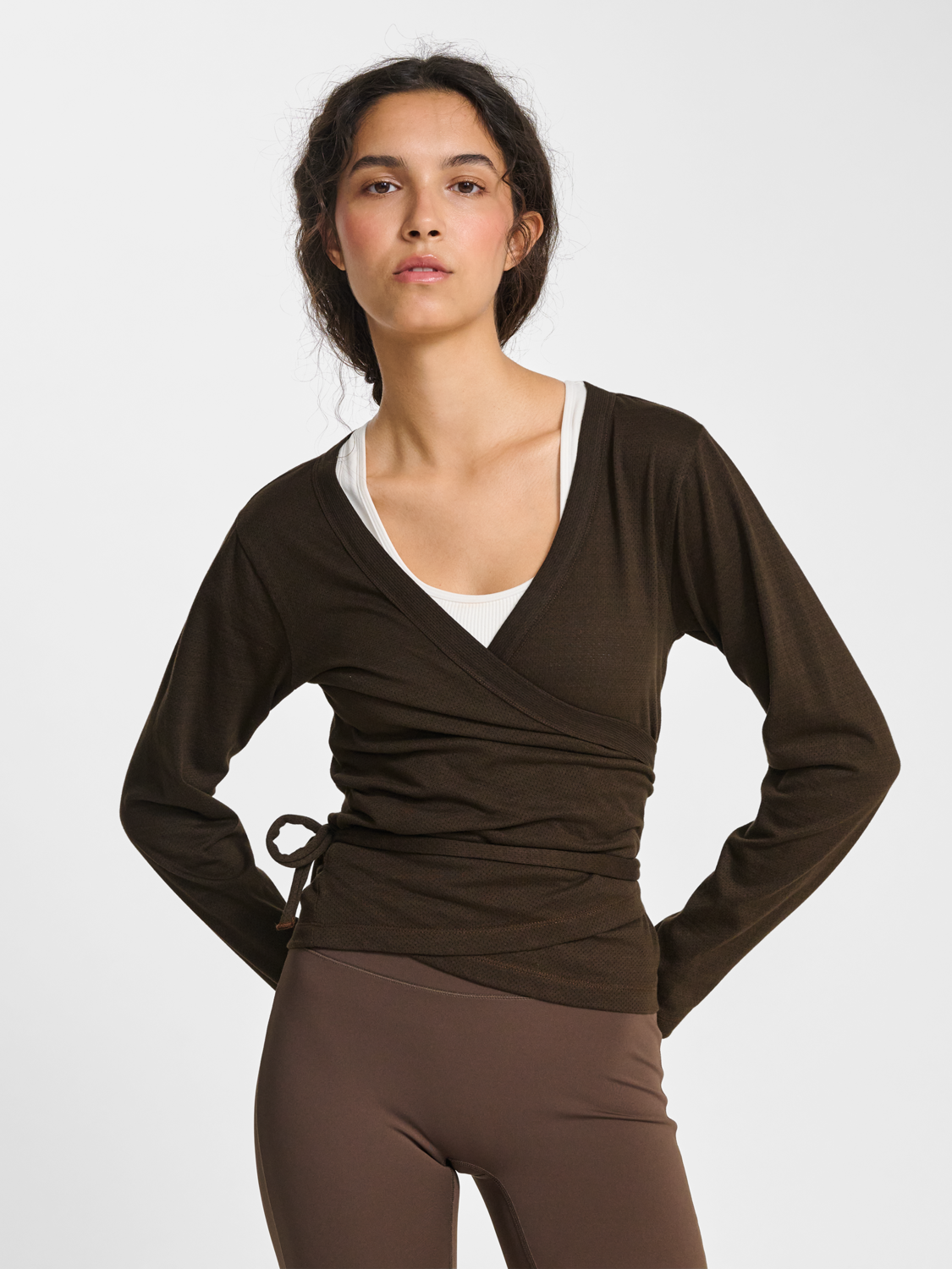 hmlYOGA CANJA WRAP BLOUSE