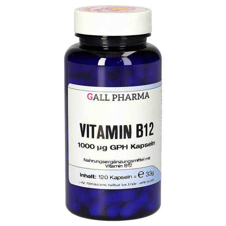 Vitamin B12 1000 µg GPH Kapseln, 120 St