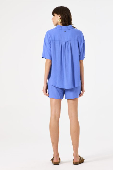 Garcia blauwe dames korte broek