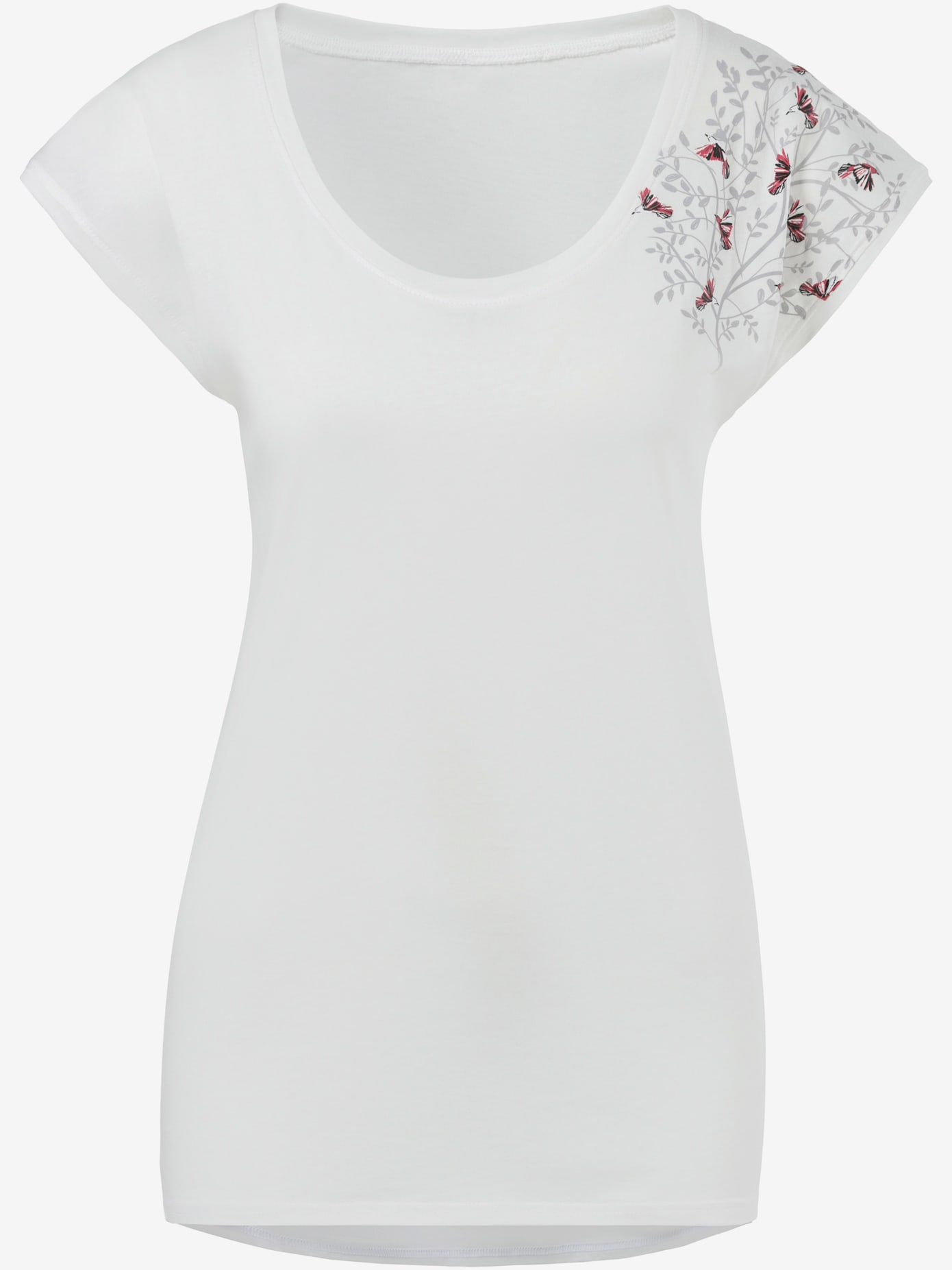 T-shirt beachtime avec imprimé fantaisie sur les épaules