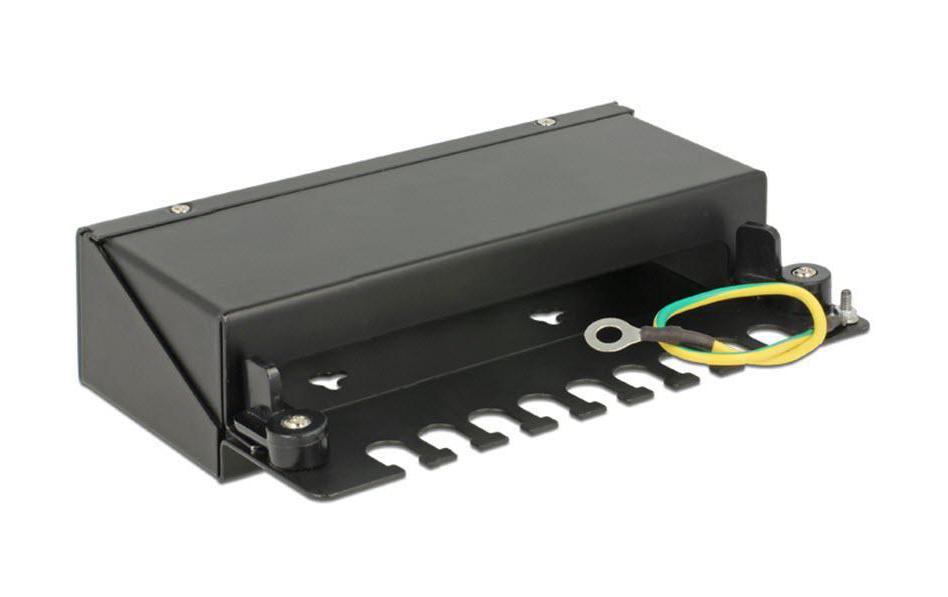 Netzwerkpanel 8 Port Keystone Desktop schwarzKeystone Desktop Patchpanel 8 Port grau