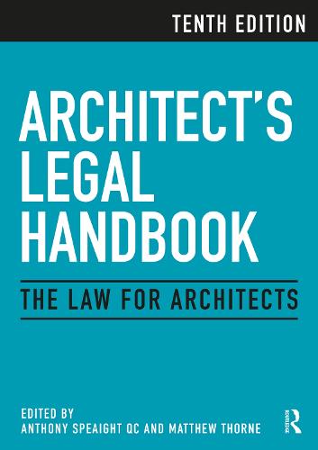 Architect's Legal Handbook: The Law for Architects (Paperback)