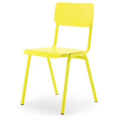 Stuhl Alu 2, Schwefelgelb RAL 1016