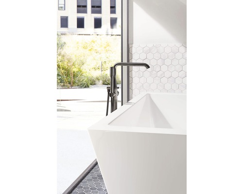 GROHE ESSENCE vrijstaande badkraan, hard grafiet geborstelde afwerking 23491AL1