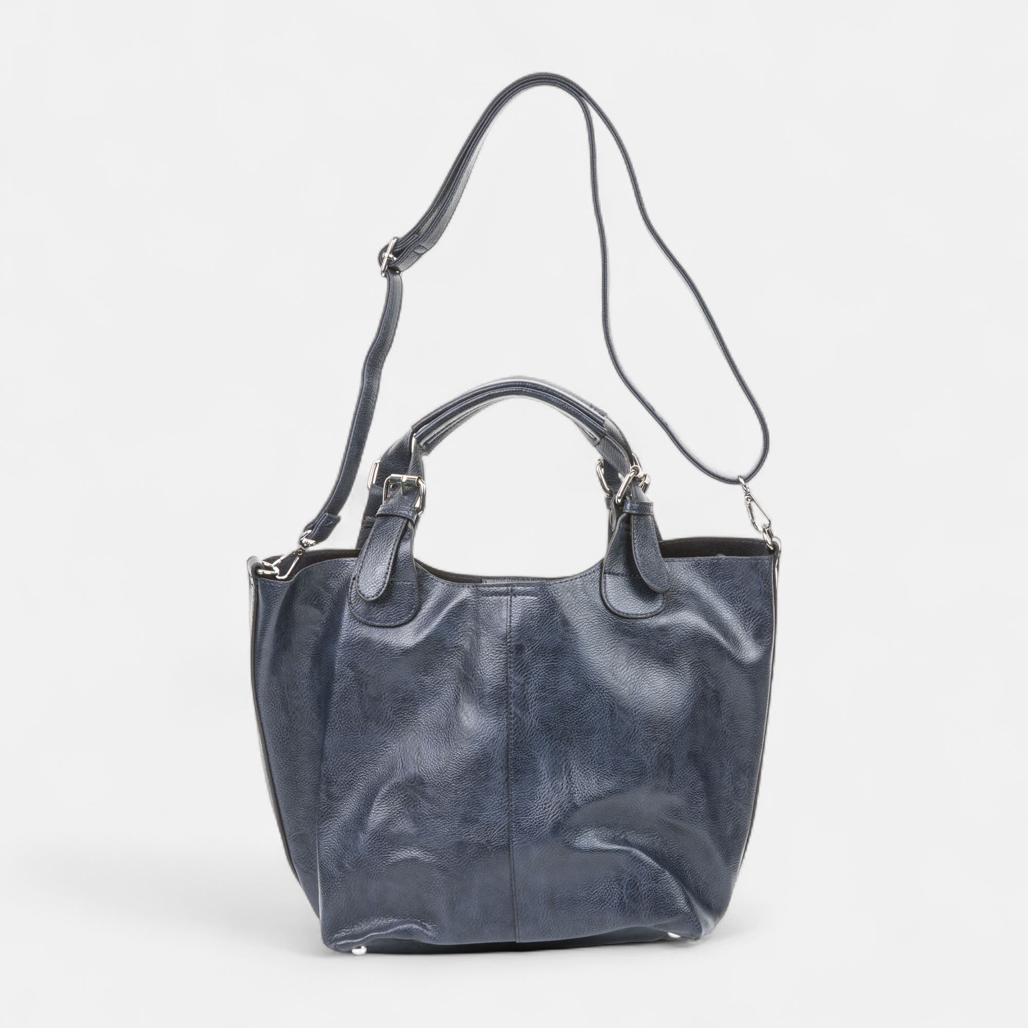 Sac de shopping bleu marine
