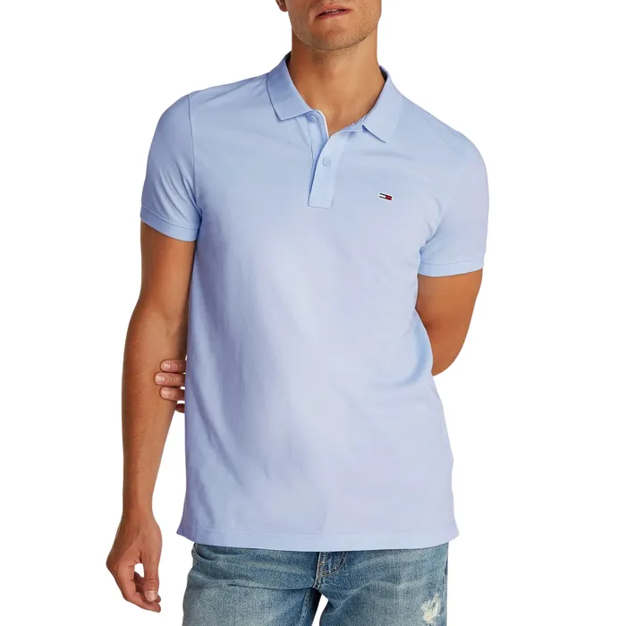 Tommy Hilfiger Slim Placket Flag Polo Heren