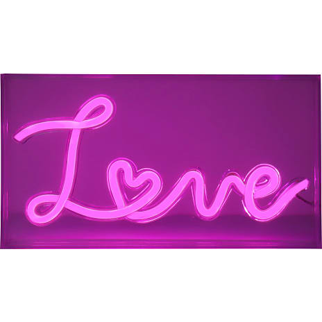 Love neonskilt - lilla