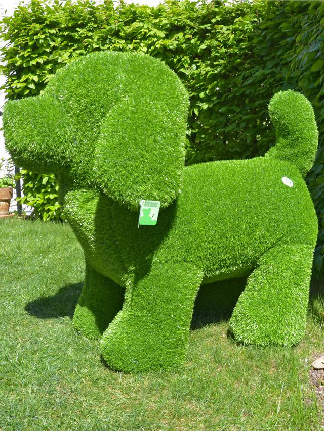 Outdoor-Figur Hund stehend, UV-beständig, 100 cm