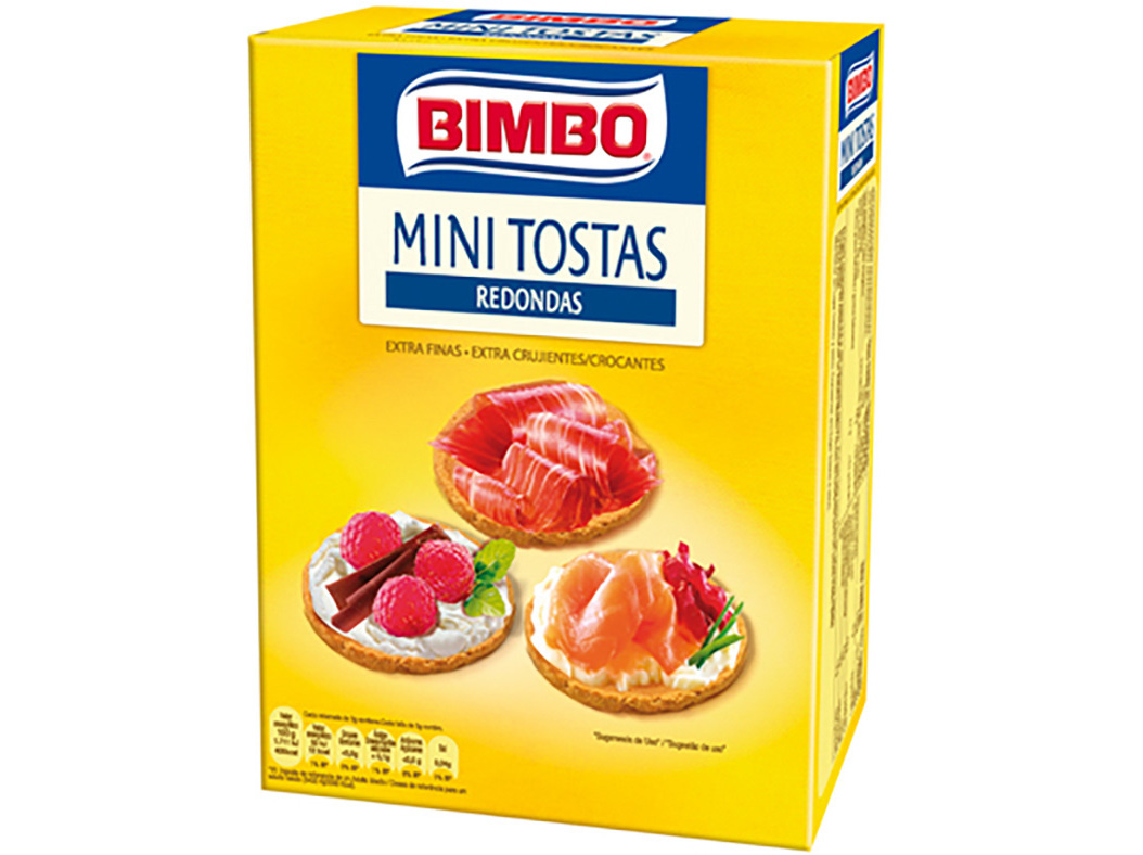 MINI TOSTA BIMBO REDONDA 100G
