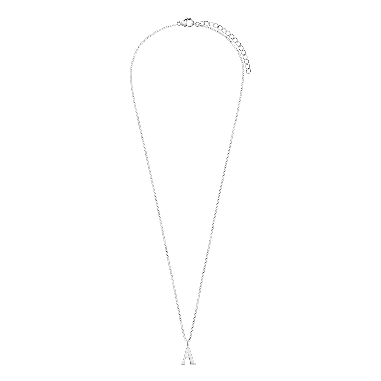 Stalen ketting letter A