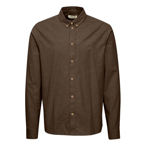 Solid Pete SH Skjorte, Slate Black Melange, XL