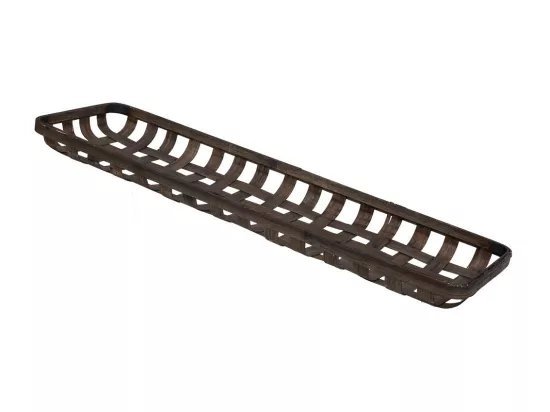 Plateau en bambou marron 75x21x5h