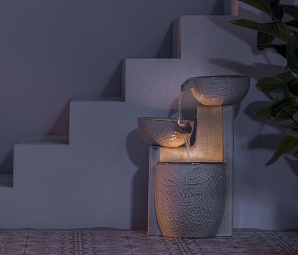 Dehner Keramik-Gartenbrunnen Casca,