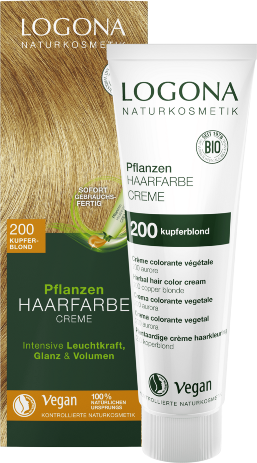 LOGONA  Color Creme Kupferblond, 150 ml