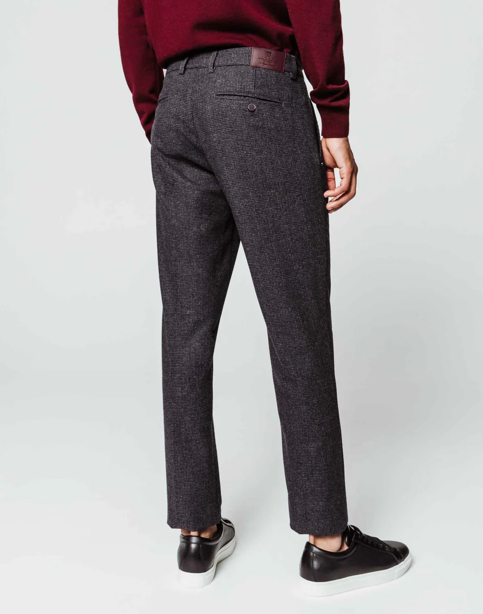 Pantalon micro carreaux
