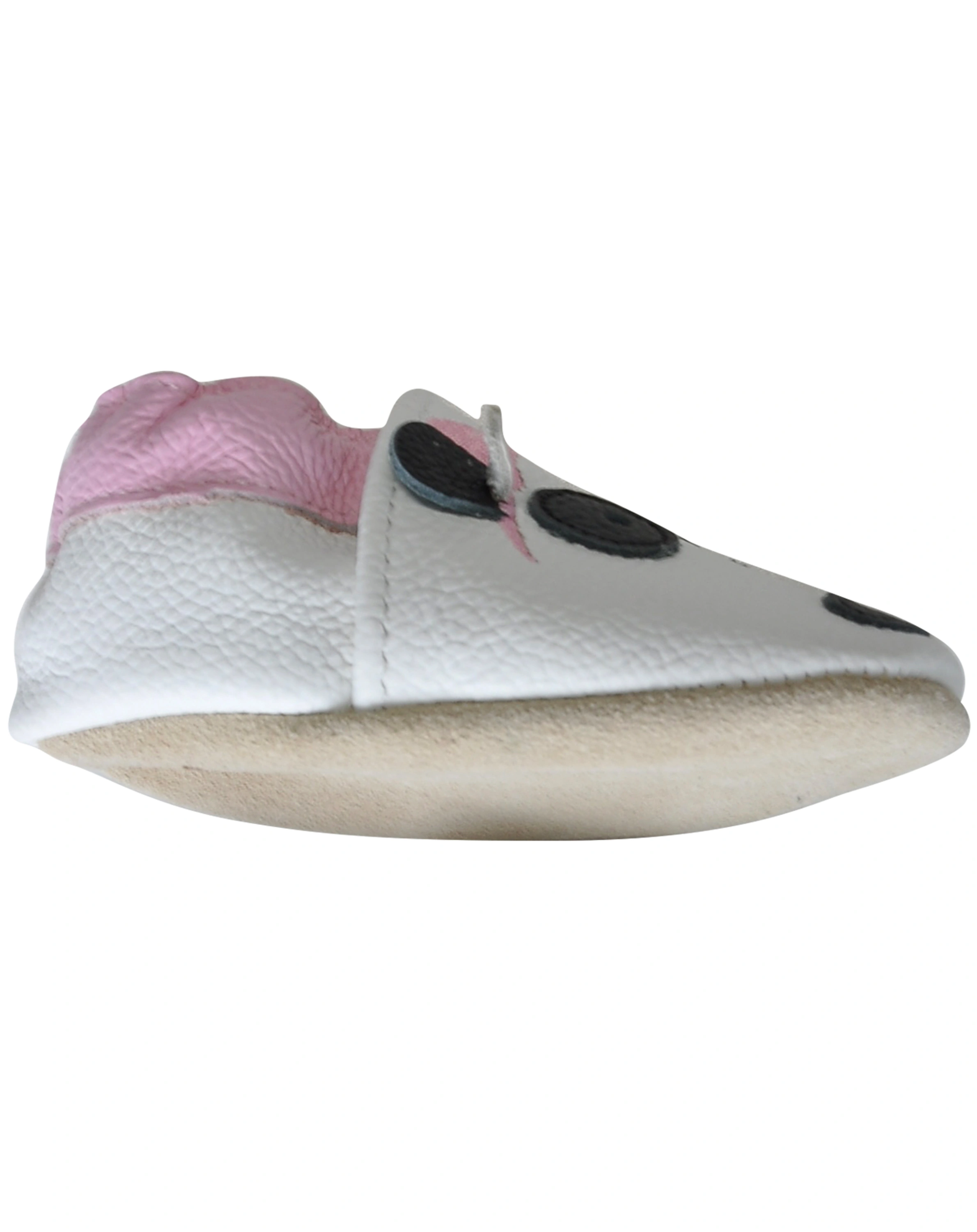 Krabbelschuhe PANDA in weiß