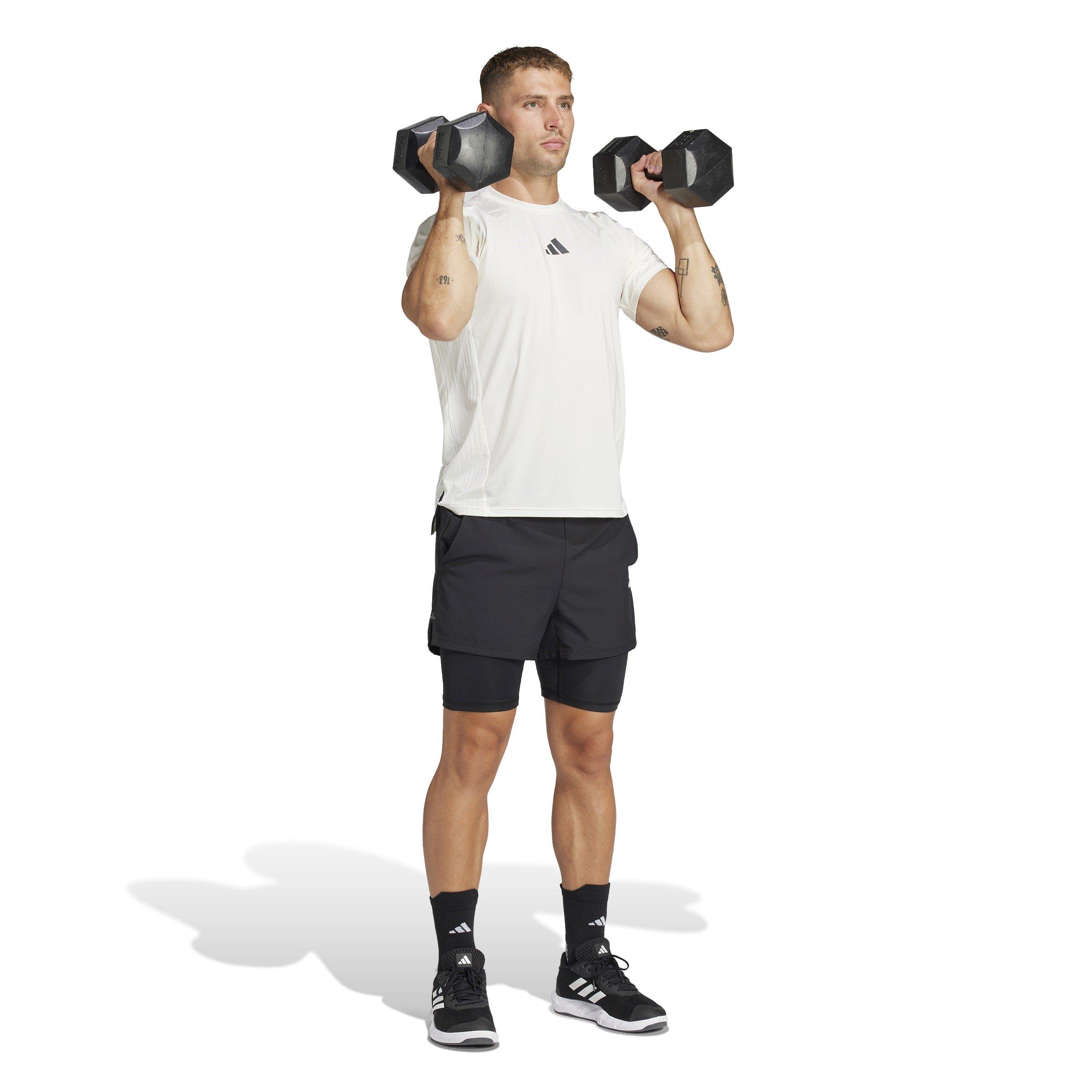 adidas Gym 2 in 1 Shorts Mens