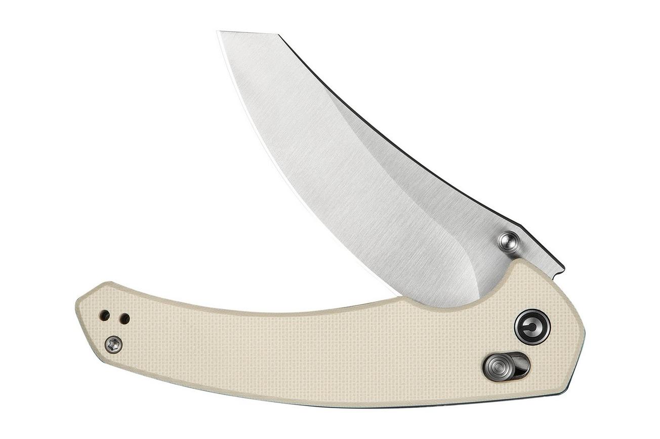 Civivi Sixgill C24050-2 Satin Ivory G10, zakmes, Gavko design