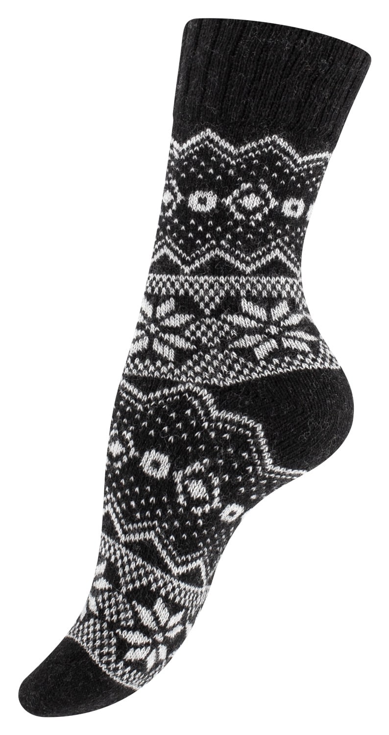 Vincent Creation® 3 Paar Bunte Norwegersocken Hygge Socken